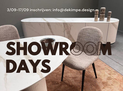 Showroom days van Dekimpe Design bezoek nu onze toonzaal